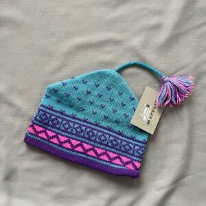 100% Wool Vintage Handmade Ski Hat